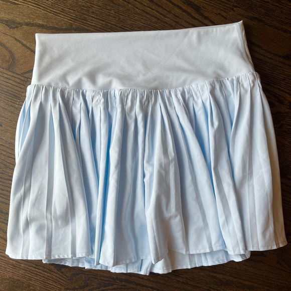 All in Motion Women’s Pleated Golf Skort Sky Blue Size Medium Golf Tennis - Picture 2 of 4